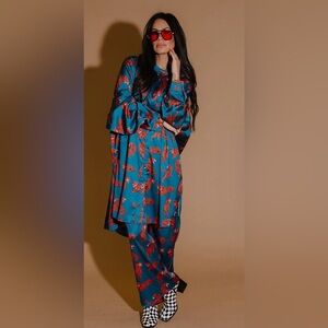 Dressed in Lala Original Satin Playsuit